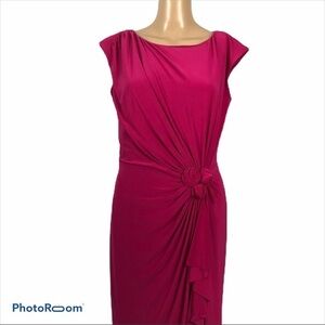 Jones NY hot pink evening dress, EUC